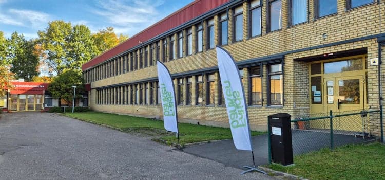 Vy över Fritidsbanken i Skövde